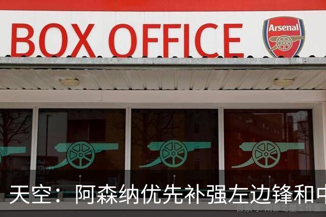 天空：阿森纳优先补强左边锋和中场中路，加大对罗杰斯的兴趣